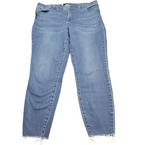 Kut From The Kloth Connie Fab Ankle Skinny Jeans Women 16W High Rise  Frayed Hem